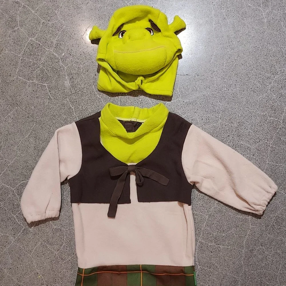 *SHIPS SAME/NEXT DAY!* Baby Shrek Costume Bunting Halloween - Newborn 0-9 Months